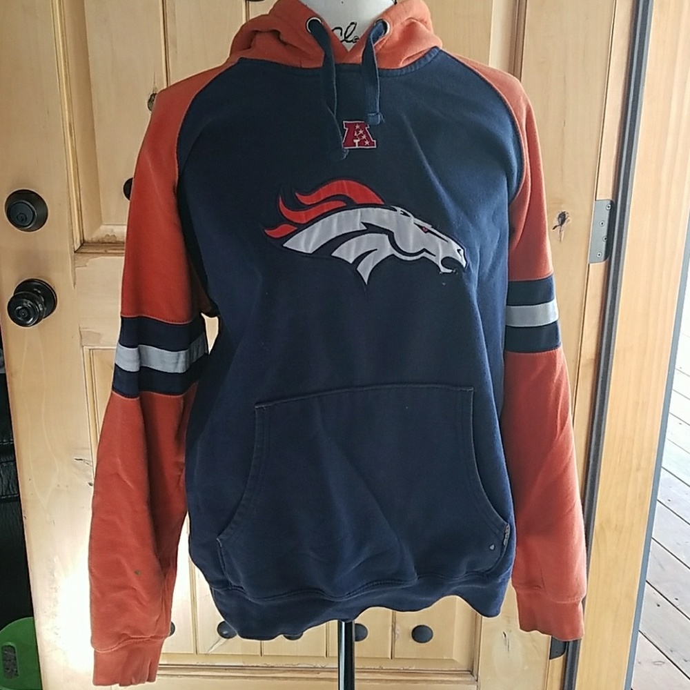 Broncos Pull over Sweatshirt LG